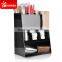 Brown 4 slots oblique acrylic cup organizer