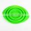 silicone collapsible colanders foldable silicone food strainer or steamer