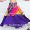 china  chiffon Long black chiffon belly dance skirt