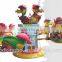 Racing car carousel with 12 seats