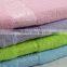 china wholesale market cotton solid color and jacquard border bath towels on sale