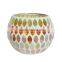 Citrus series mosaic glass plate for wedding decoration