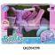 Nice 13 inch baby doll for kids with walking trainer toy doll baby doll