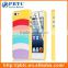 Set Screen Protector And Case , Hard Plastic White Colorful Stripes Case Wholesale For Iphone