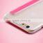 Multiple Pure Colors Leather Case With HD Open Window View Matte Back Cover For iPhone 6