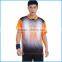 2015 hot sale sublimated badminton jerseys and new design short man badminton jerseys