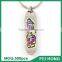 China Supplier trendy gift digital printing metal skateboard keychain