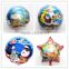 2015 Hot sales round &star shape helium foil balloons for Christmas party decoration