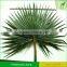 dark green artificial fake large washingtonia palm tree leaves