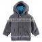 (A4583)Nova brand hot sale warm thick knit hoodie coat for 3M-24M baby boys