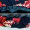 ( H3682 ) Navy 2-6Y Nova kids fashion wear 2015 good feeling summer sleeveless floral satin girls dress