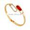 2015 new 18k Thick gold bracelet gemstone bracelet and diamond bracelet