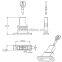 MS666 Two cation cabinet double door lock