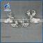christmas suppliers indoor silver ceramic reindeer decoration wholesale
