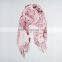 100% polyester fimo pattern fashion scarf for lady