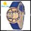 WJ-5382 rose gold case stylish charming stainless steel back leather strap cheap man watch