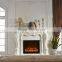 French Style Decorative Electric Fireplace and Mantel