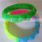 Cheap custom pyramidm silicone wristband,embossed colors promotional bracelets,silicon kid wrist band