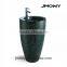 one piece bathroom pedestal basin