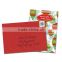 Glossy red holidays card printing, gift card printing