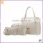 Fashion pu Leather set Handbag Ladies Alibaba China Supplier 2015 3 pcs in one set bags