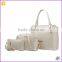 Fashion pu Leather set Handbag Ladies  China Supplier 2015 3 pcs in one set bags