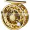 CNC saltwater Gold color fly fishing reel