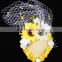 Sunflower 13.4cm *10.4cm Ladies Hair Fascinator Mesh Hair Accessoreis Hat