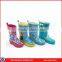 Hot Sale Top Quality Flat Half Knee Natural Children Rubber Rain Boots Quality Choice