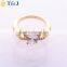 >>>2016 YIWU T&J women fashion European style rings for couples gold plated engagement ring rhinestone crystal rings for lady/
