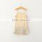 summer navy beige cool style dress for baby girls