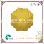 2016 hot sales with Yellow silk printed wooden straight umbrella for rainday