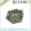 Antique Metal Dog Tag With Chain, Manufacturer DogTag