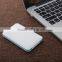 4000mah/5000mah credit card shape design portable power bank charger built-in 2 dual usb charging cables for X'mas gift