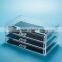 Clear cheap custom makeup organizer acrylic cosmetic for sale