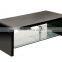 TV-3006 High Gloss Top TV Stand with Clear Glass Shelves