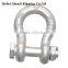 high quality drop forged bolt type bow shackle