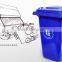China made rubbish storage Dustbin Manufacturer/houseware and outdoor bins