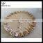 Monogram Christmas Burlap Tree Skirt