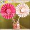 Christmas decoration Paper rosettes hanging paper fan