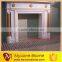 fireplace with column,stone fireplace mantel