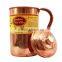 Handmade Pure Copper Jug Pitcher - 1000 ML storage drinking Water Good Health Benefit Indian Yoga, Ayurveda