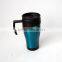 450ml Double Wall Insulated Plastic Coffee Mug With Stainless Steel Outer