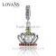 Crown Shape Designs Pearl Pendant For Girl Bracelet Jewelry