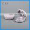 Flip cap empty compact powder case with mirror