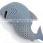lovely shark silicone tea strainer tea filter tea infuser portable tea tools kitchen accessories