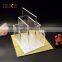 hot selling high quality transparent acrylic brochure display racks