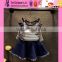 2015 Wholesale Alibaba Hot Autumn Dress New Arrived Boutique Shop Cheaper Kids Long Sleeve Cotton Dress