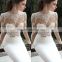Women Bridesmaid Ball Prom Gown Formal Evening Party Cocktail Long Lace Dress VM