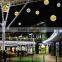 High quality Hanging 3D ball light with different color for indoor outdoor decoration